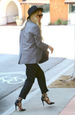 ASHLEE SIMPSON Out and About in Westwood