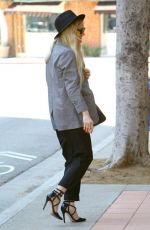 ASHLEE SIMPSON Out and About in Westwood