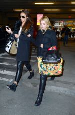 ASHLEY BENSON and SHAY MITCHELL Arrives at JFK Airport in New York