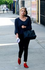 ASHLEY BENSON Arrives at a Business Meeting in Hollywood
