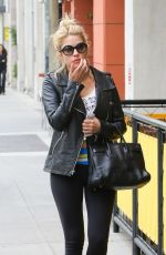 ASHLEY BENSON at Coffee Bean & Tea Leaf in Beverly Hills