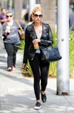 ASHLEY BENSON at Coffee Bean & Tea Leaf in Beverly Hills