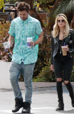 ASHLEY BENSON in jeans Out Shopping in Hollywood