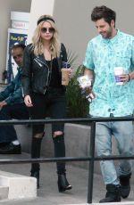 ASHLEY BENSON in jeans Out Shopping in Hollywood