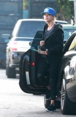 ASHLEY BENSON out for Coffee in los Angeles