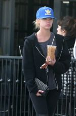 ASHLEY BENSON out for Coffee in los Angeles