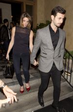 ASHLEY GREENE and Paul Khoury Leaves Rivabella Restaurant in West Hollywood