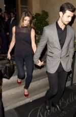 ASHLEY GREENE and Paul Khoury Leaves Rivabella Restaurant in West Hollywood