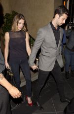 ASHLEY GREENE and Paul Khoury Leaves Rivabella Restaurant in West Hollywood