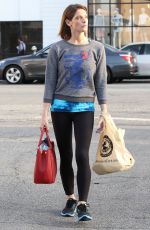 ASHLEY GREENE Arrives at Panini Cafe in West Hollywood