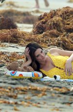 ASHLEY GREENE in Swimsuit on the Set of Shangri-La