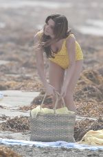 ASHLEY GREENE in Swimsuit on the Set of Shangri-La