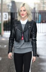 ASHLEY ROBERTS leaves a Studio in London