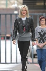 ASHLEY ROBERTS leaves a Studio in London