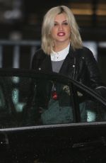 ASHLEY ROBERTS leaves a Studio in London