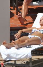 ASHLEY TISDALE in Bikini at a Pool in Santa Barbra