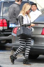 ASHLEY TISDALE Leaves Hugo