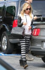 ASHLEY TISDALE Leaves Hugo