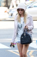 ASHLEY TISDALE Leaves Nine Zero One Salon in West Hollywood