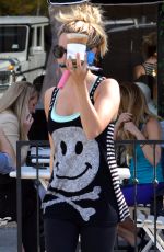 ASHLEY TISDALE Out and About in West Hollywood