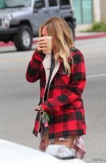 ASHLEY TISDALE Out for Coffee in Burbank