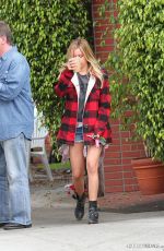 ASHLEY TISDALE Out for Coffee in Burbank