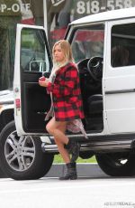 ASHLEY TISDALE Out for Coffee in Burbank