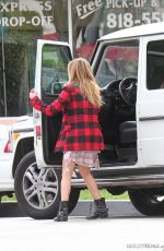 ASHLEY TISDALE Out for Coffee in Burbank