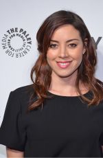 AUBREY PLAZA at Paleyfest an Evening with Parks and Recreation Event in Beverly Hills