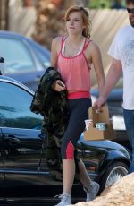 BELLA THORNE on the Set of Mostly Ghostly 2 in Los Angeles