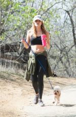 BELLA THORNE Out Hiking in Runyon Canyon
