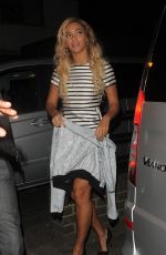 BEYONCE at Arts Club in Mayfair in London