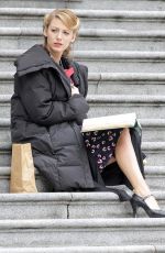 BLAKE LIVELY at Adaline Set in Vancouver