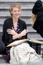 BLAKE LIVELY at Adaline Set in Vancouver