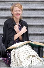 BLAKE LIVELY at Adaline Set in Vancouver