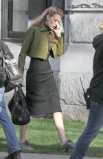 BLAKE LIVELY on the Set of Adaline in Vancouver 1903