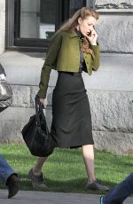 BLAKE LIVELY on the Set of Adaline in Vancouver 1903