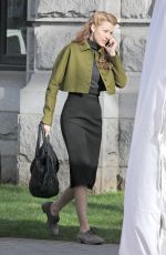 BLAKE LIVELY on the Set of Adaline in Vancouver 1903