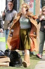 BLAKE LIVELY on the Set of Adaline in Vancouver