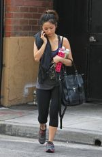 BRENDA SONG Leaves a Gym in Studio City