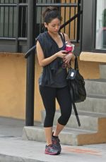 BRENDA SONG Leaves a Gym in Studio City