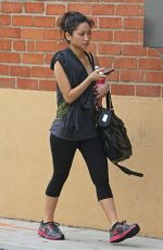 BRENDA SONG Leaves a Gym in Studio City