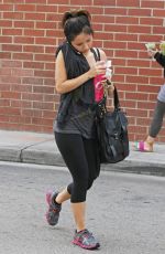 BRENDA SONG Leaves a Gym in Studio City