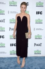 BRIE LARSON at 2014 Film Independent Spirit Awards in Santa Monica