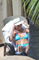 BRITNEY SPEARS in Bikini at a Pool in Hawaii