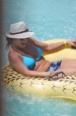 BRITNEY SPEARS in Bikini at a Pool in Hawaii
