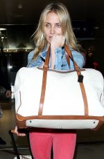 CAMERON DIAZ at LAX Airport in Los Angeles