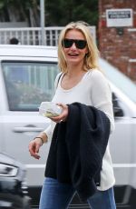 CAMERON DIAZ Out to Lunch at Grand Casino Cafe in Culver City
