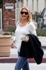 CAMERON DIAZ Out to Lunch at Grand Casino Cafe in Culver City