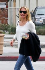 CAMERON DIAZ Out to Lunch at Grand Casino Cafe in Culver City